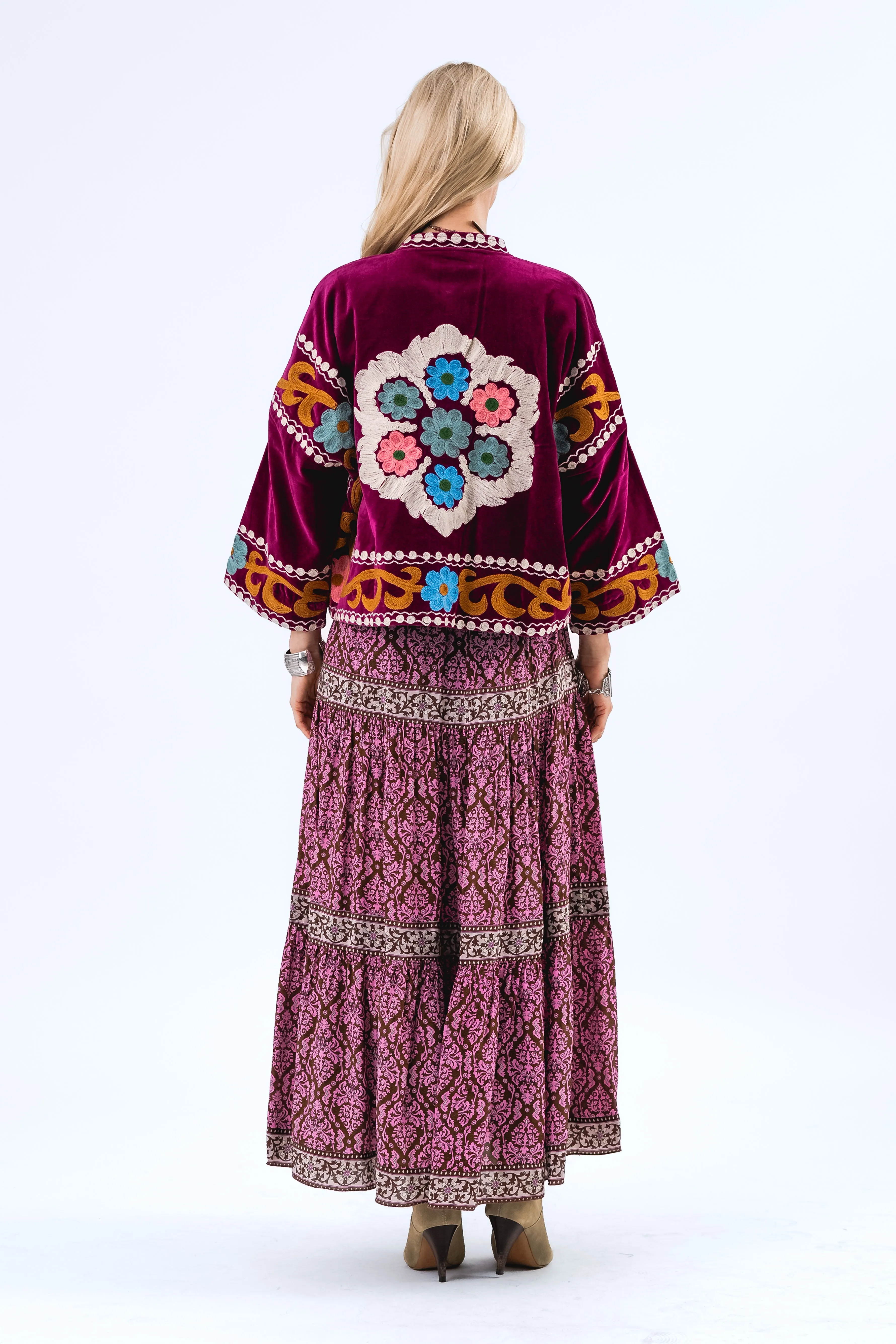 DiamondLL Maxi Skirt - Pink sold by Lollys Laundry product image thumbnail 5