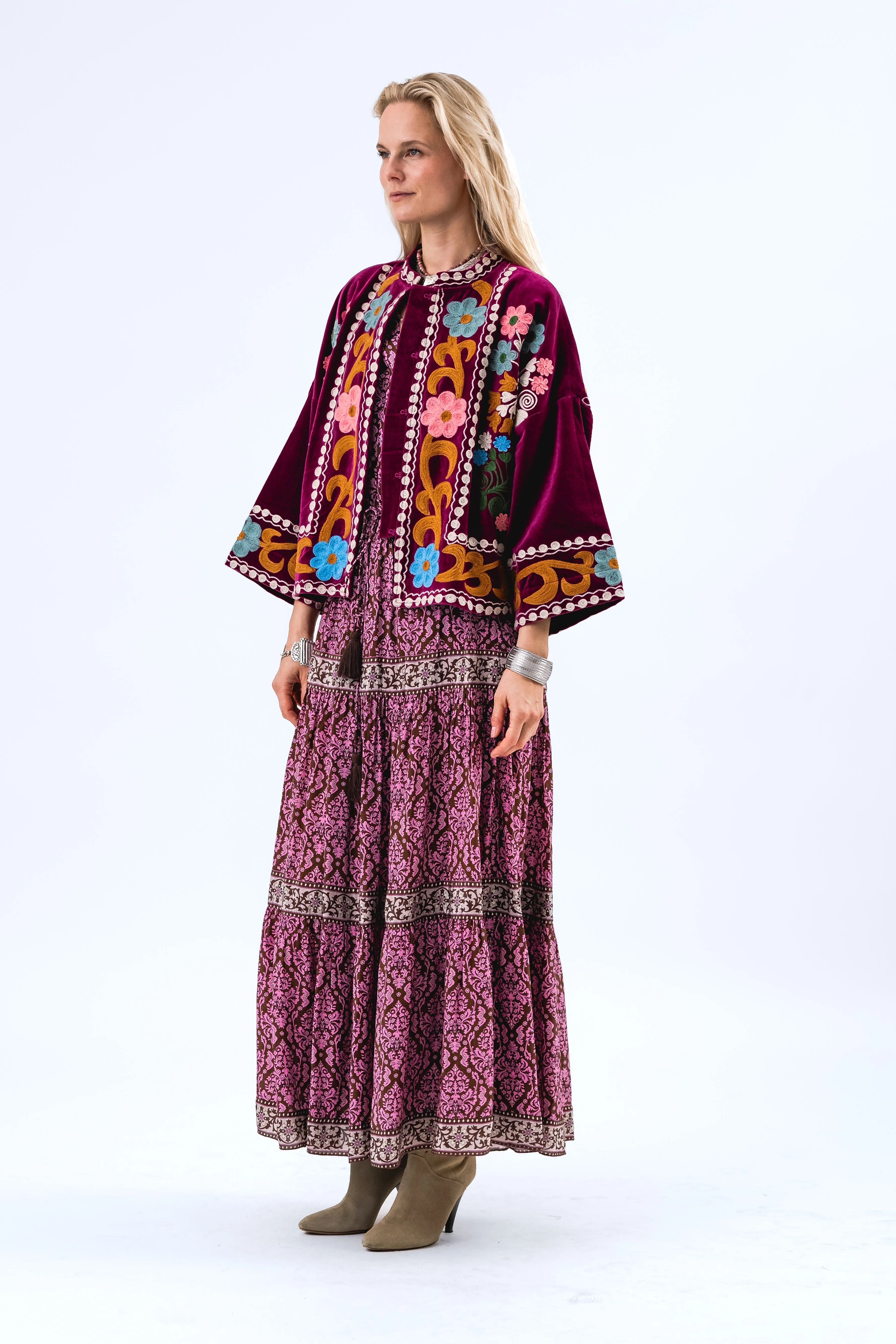 DiamondLL Maxi Skirt - Pink sold by Lollys Laundry product image thumbnail 4