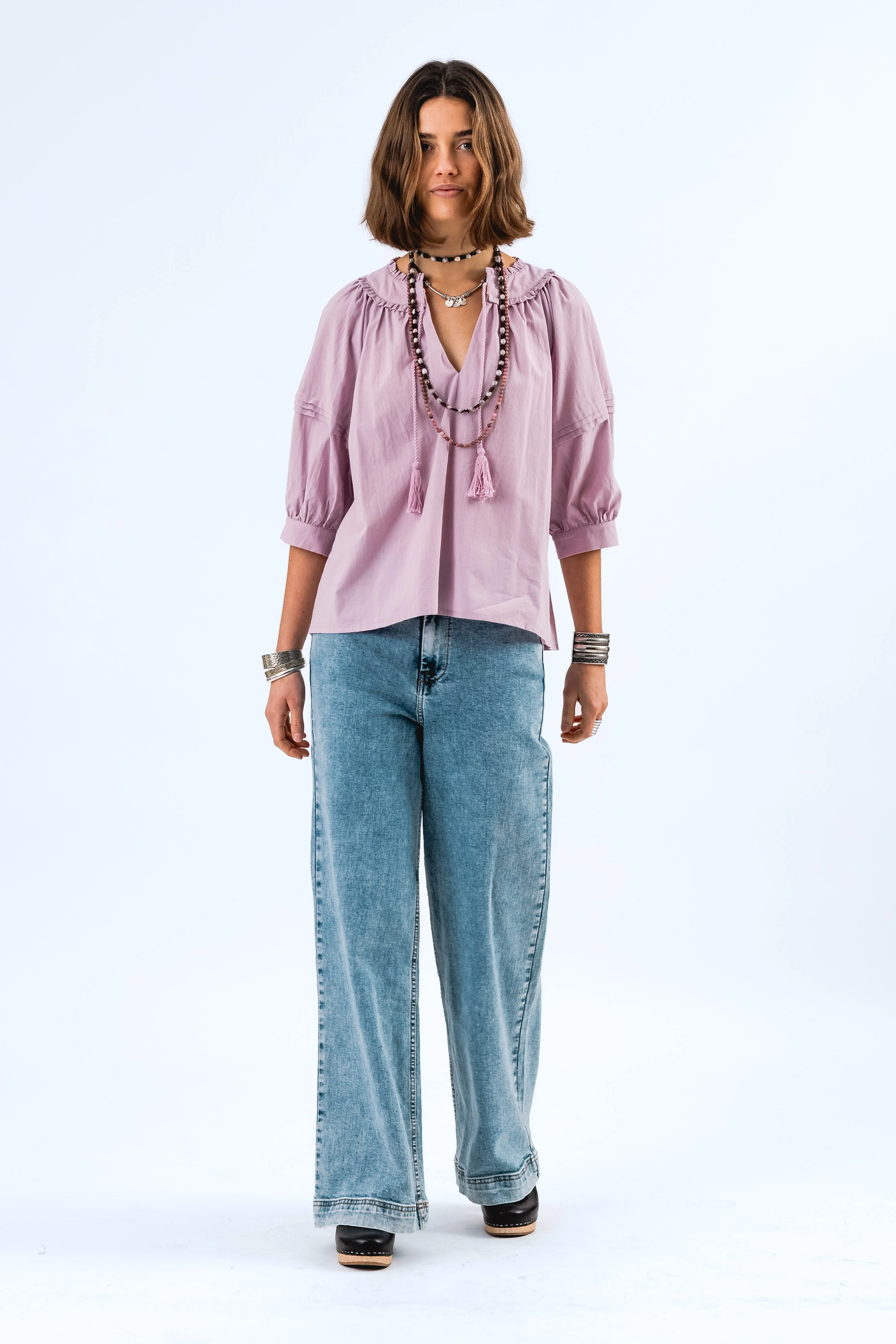 AlviLL Blouse 3/4 - Lavender sold by Lollys Laundry