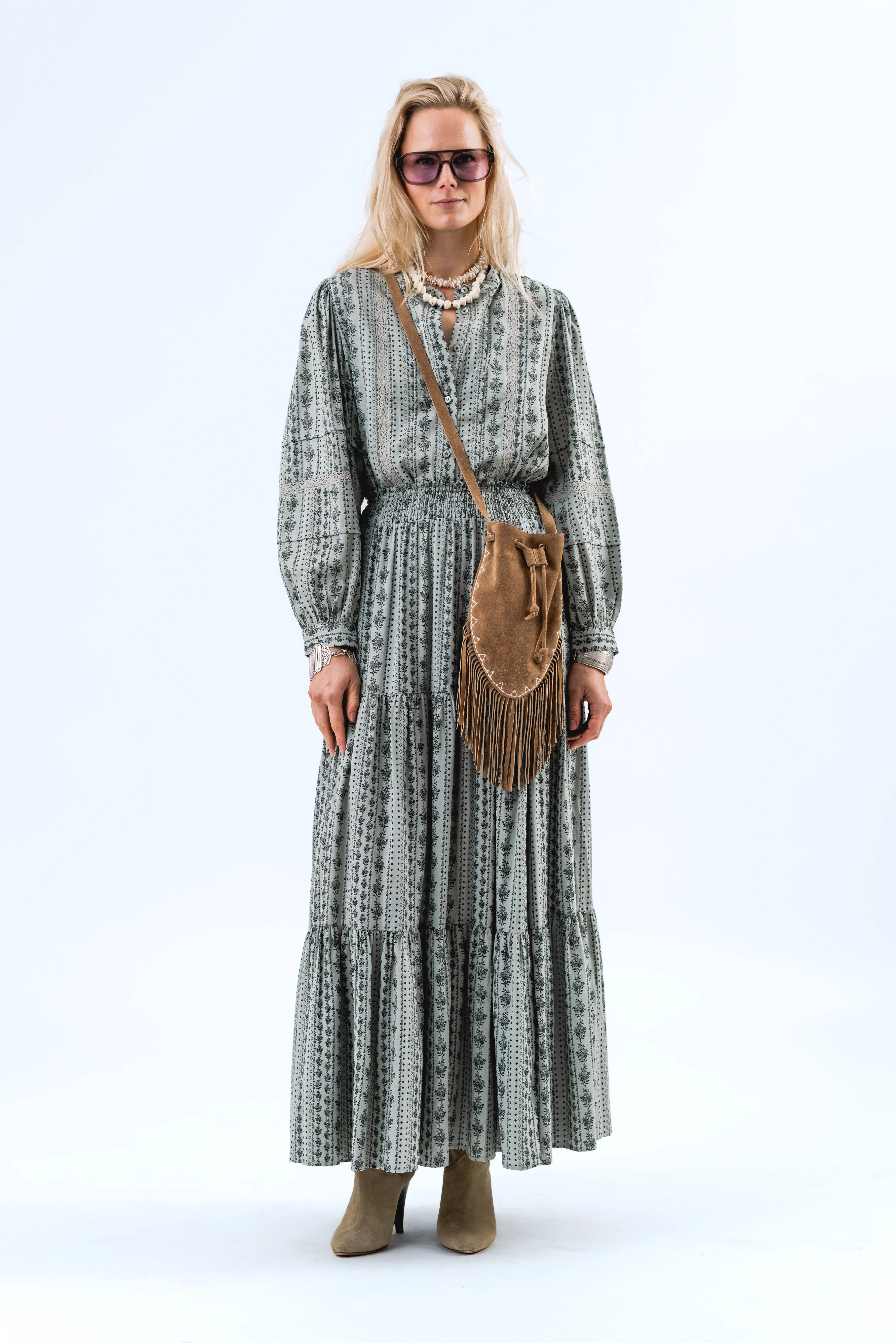 PaulinaLL Shirt - Dusty Green sold by Lollys Laundry