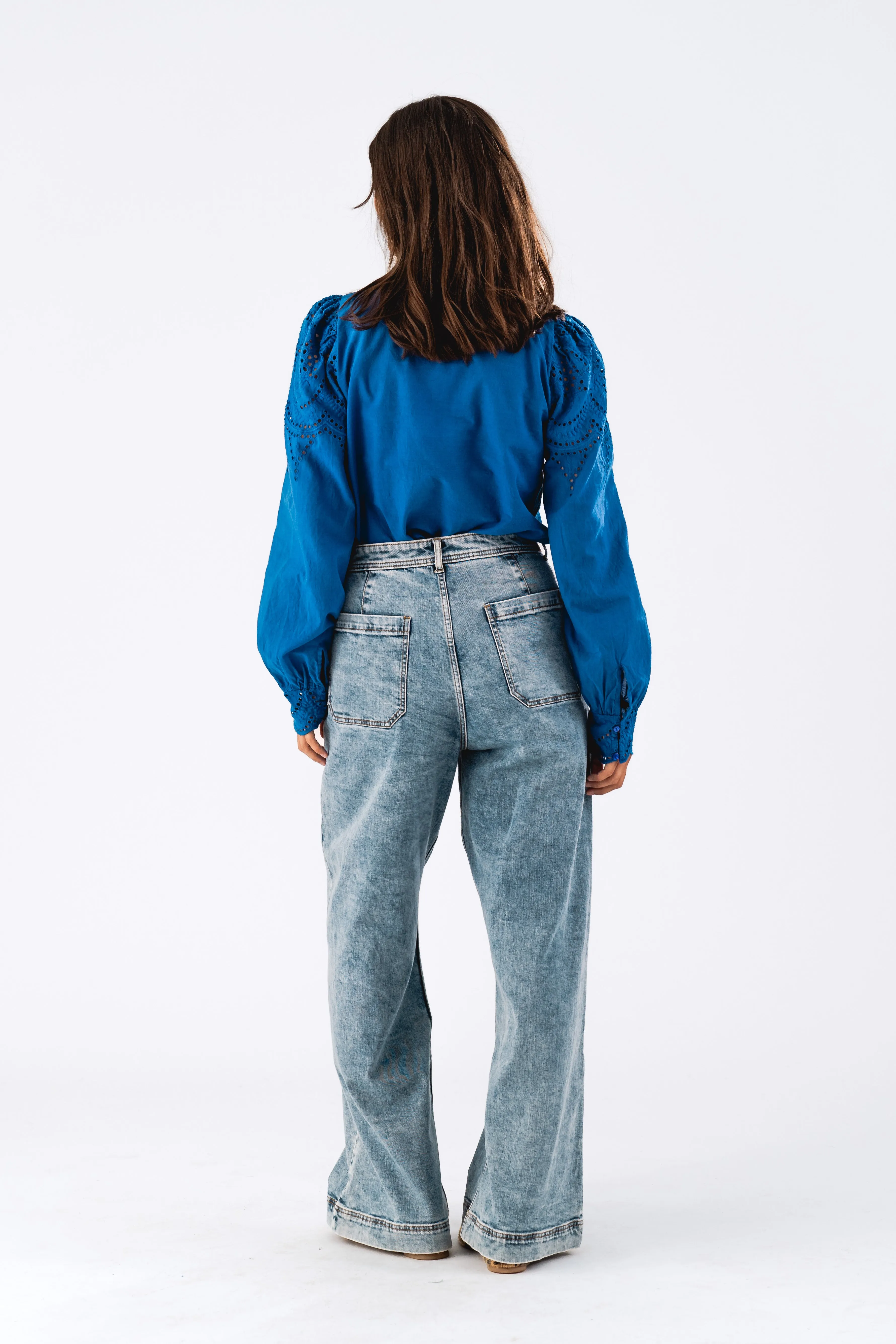 LulaLL Shirt LS - Neon Blue sold by Lollys Laundry product image thumbnail 5