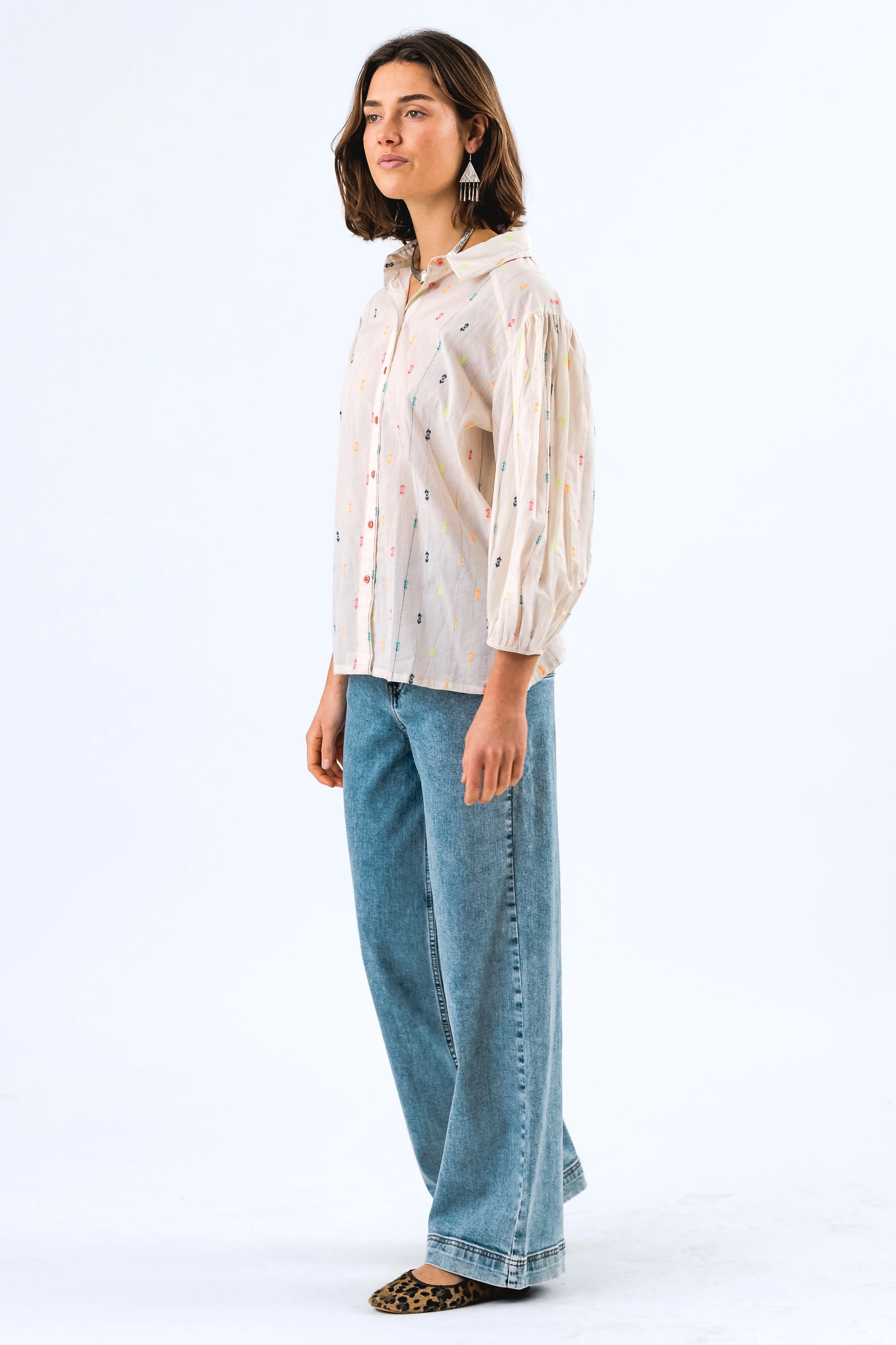 HeidiLL Shirt - Creme sold by Lollys Laundry product image thumbnail 4