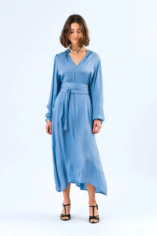 ParisL Midi Dress - Blue sold by Lollys Laundry