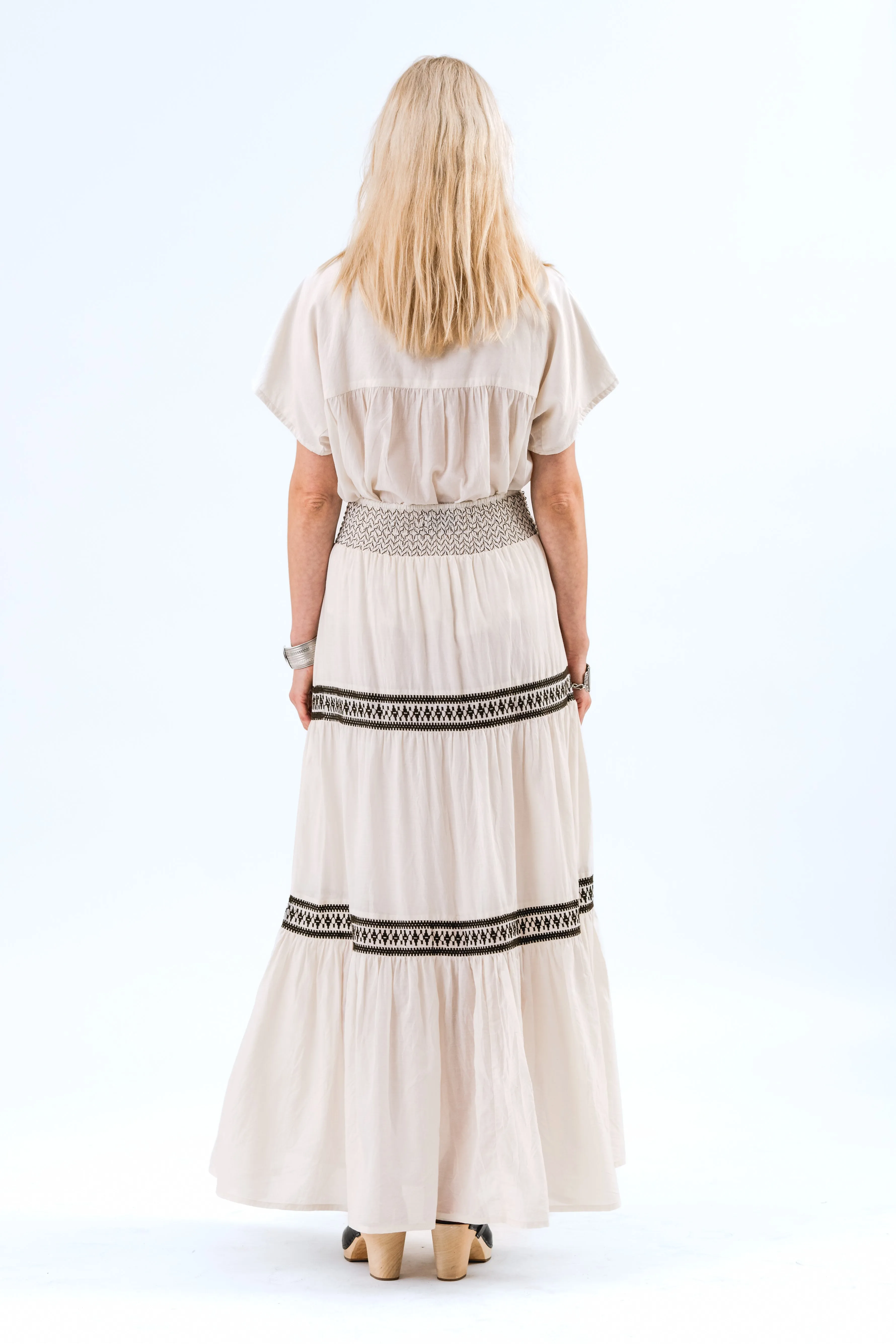 DiamondLL Maxi Skirt - Creme sold by Lollys Laundry product image thumbnail 5