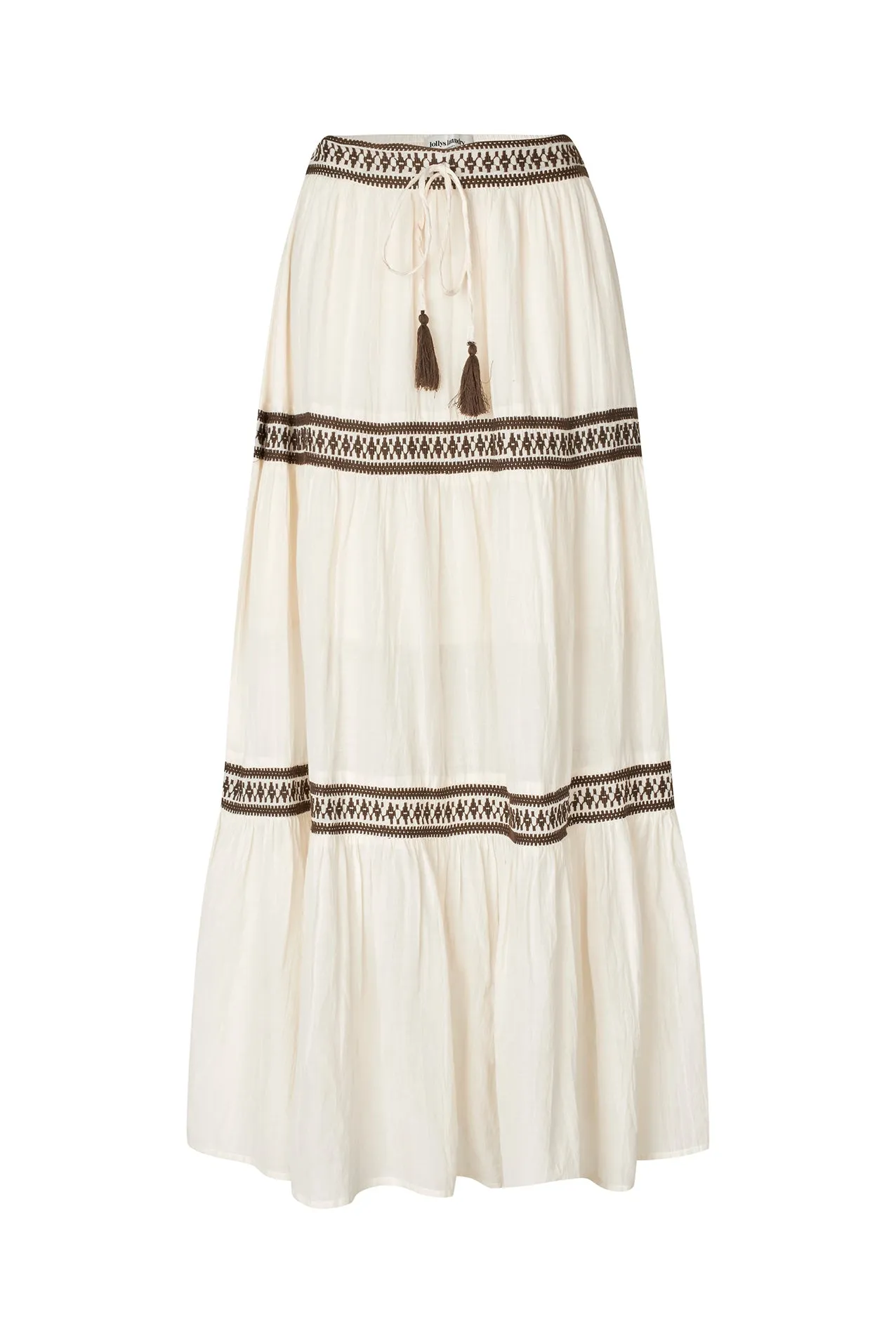 DiamondLL Maxi Skirt - Creme sold by Lollys Laundry product image thumbnail 2