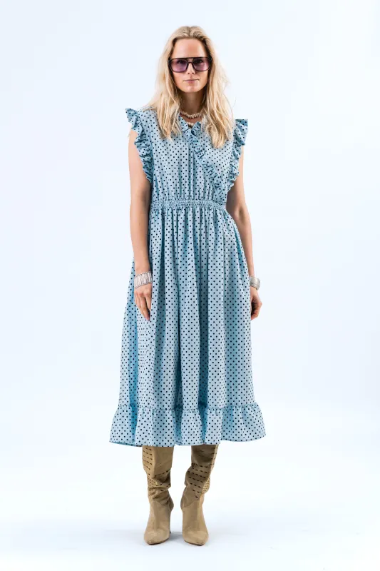 IdinaLL Midi Dress - Light Blue sold by Lollys Laundry