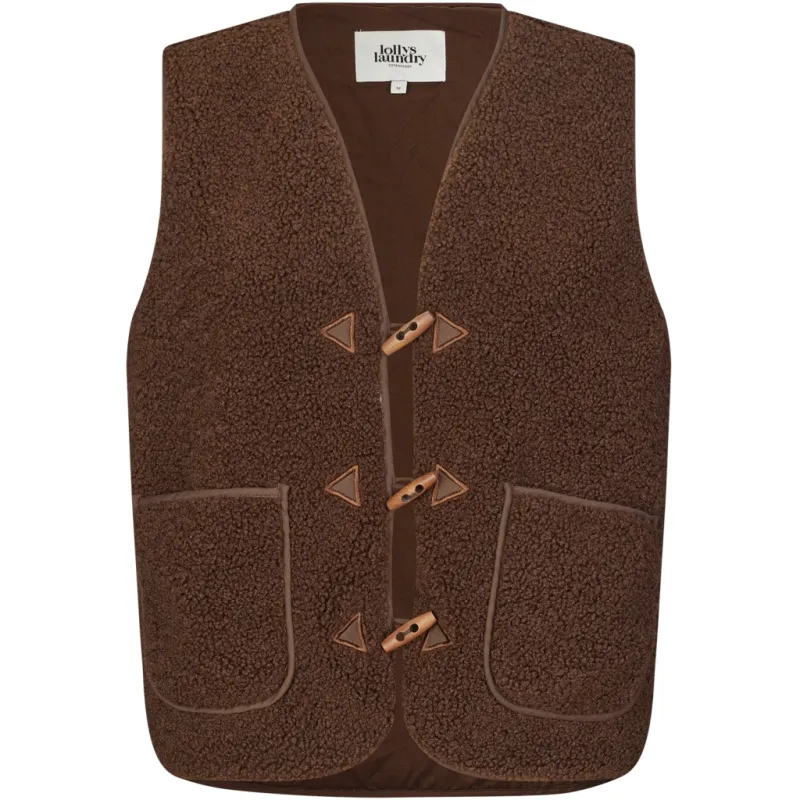 HugoLL Vest SL - Dark Mokka sold by Lollys Laundry
