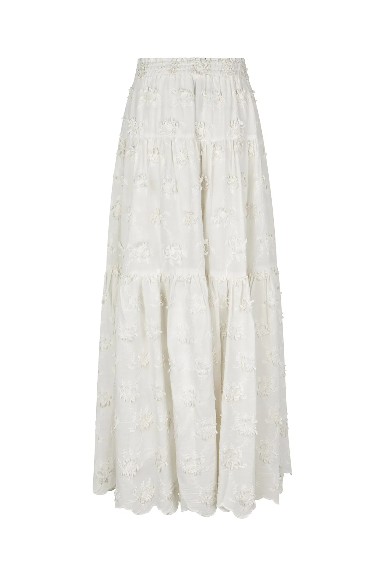 SunsetLL Maxi Skirt - Creme sold by Lollys Laundry product image thumbnail 3