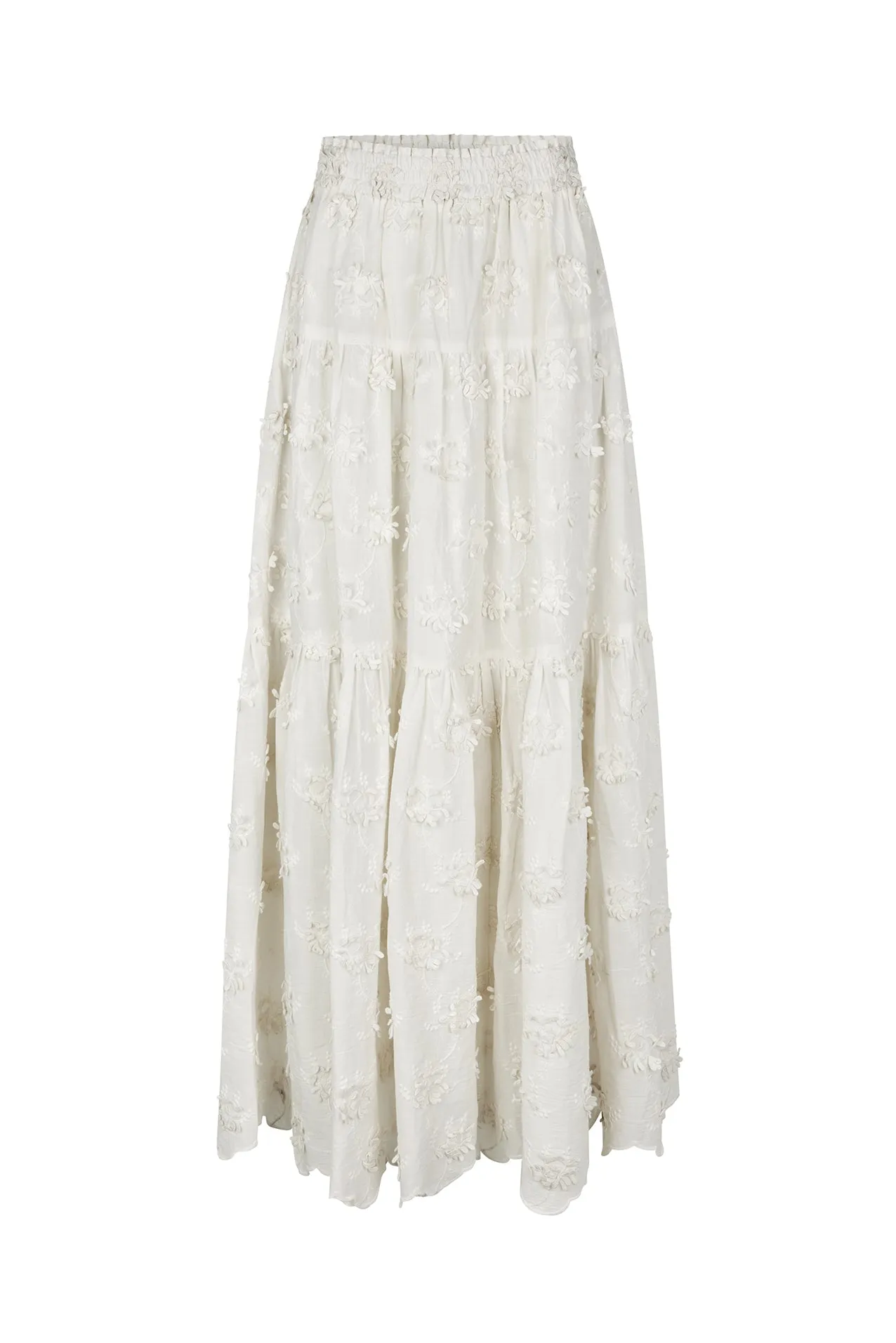 SunsetLL Maxi Skirt - Creme sold by Lollys Laundry product image thumbnail 2