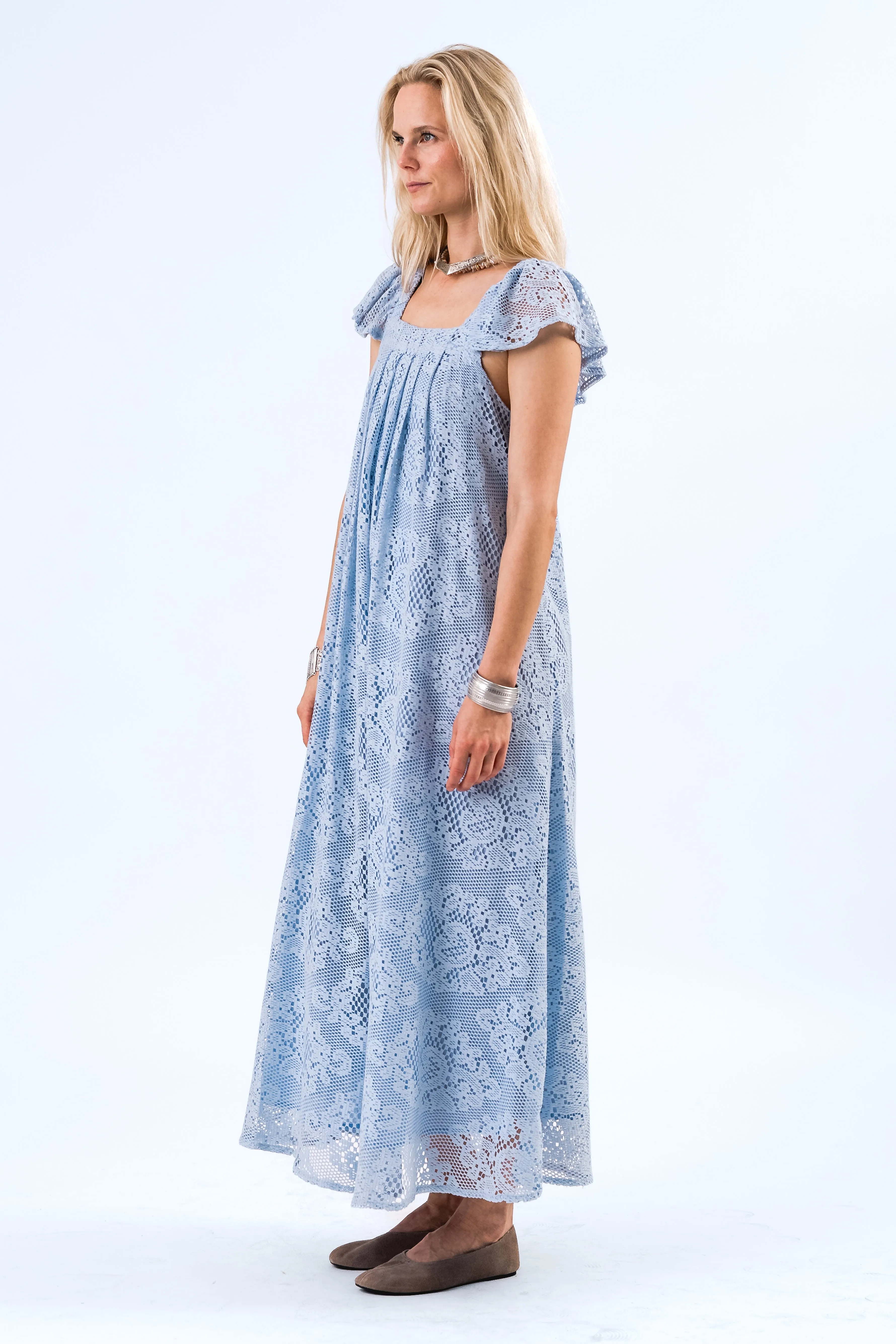 MilanLL Midi Dress - Dusty Blue sold by Lollys Laundry product image thumbnail 4