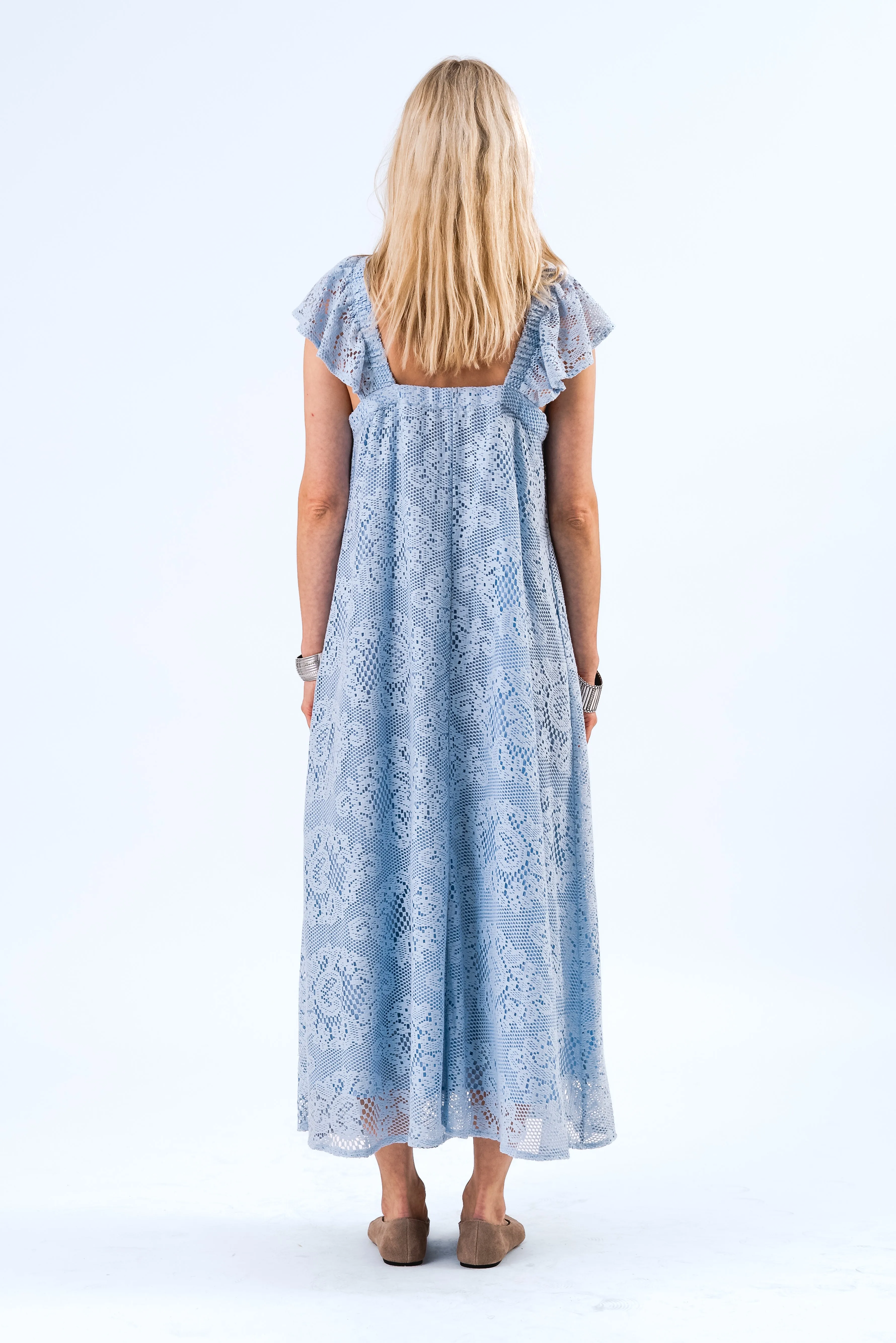 MilanLL Midi Dress - Dusty Blue sold by Lollys Laundry product image thumbnail 5