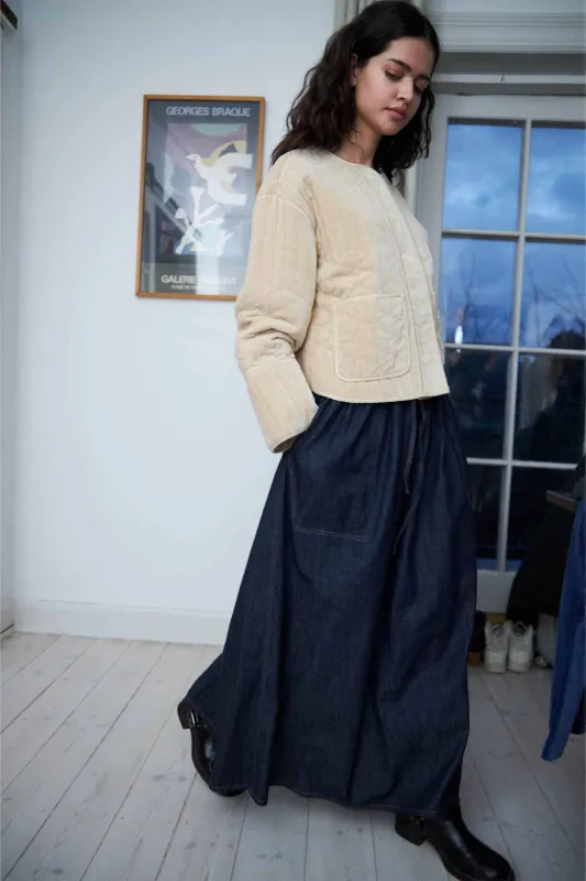 AkaneLL Maxi Skirt - Blue sold by Lollys Laundry