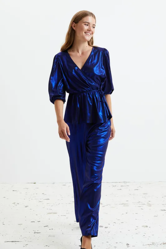 Tuula Pants - Blue sold by Lollys Laundry