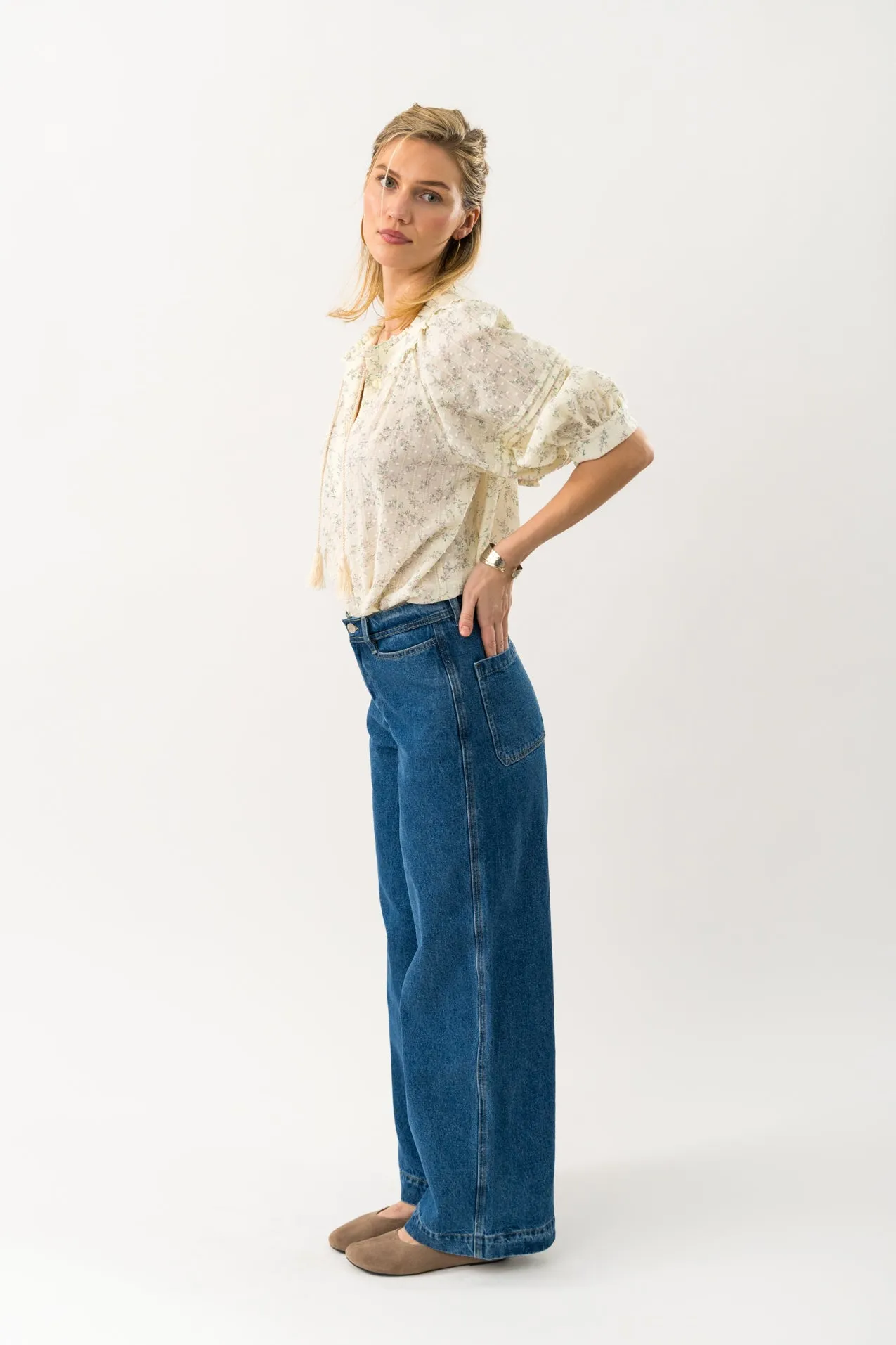 AlviLL Blouse - Creme sold by Lollys Laundry product image thumbnail 3