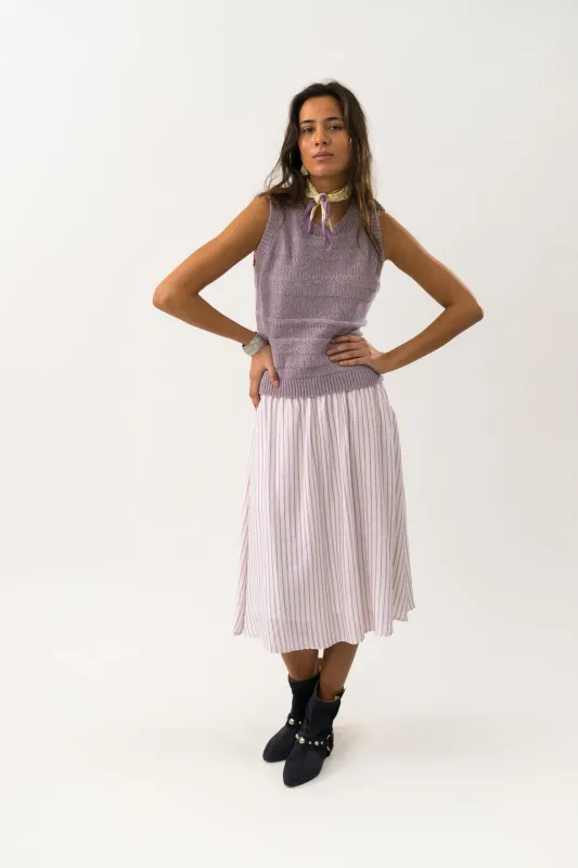 EllaLL Midi Skirt - Lilac sold by Lollys Laundry