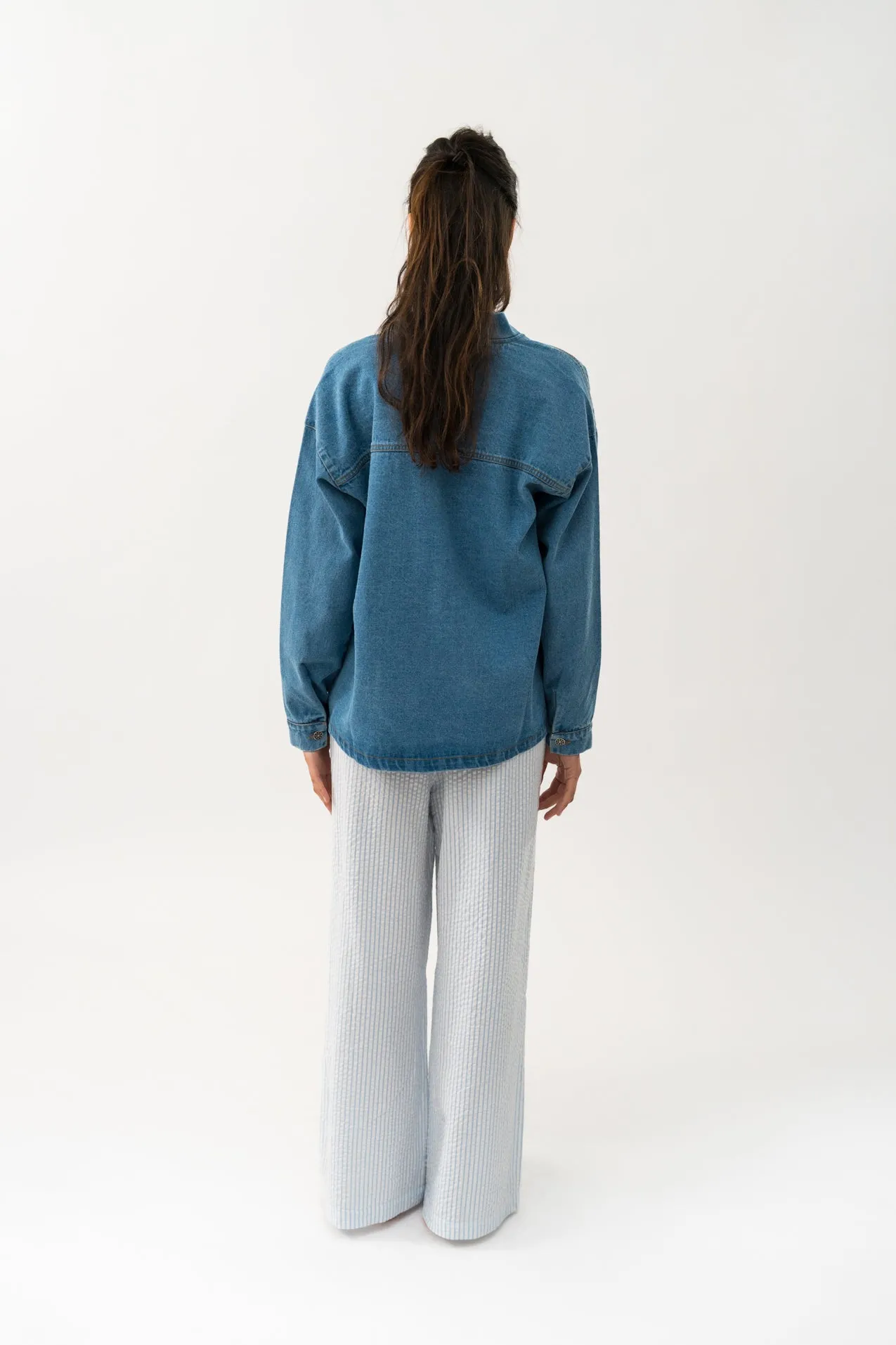 MilaLL Jacket - Washed Denim sold by Lollys Laundry product image thumbnail 5