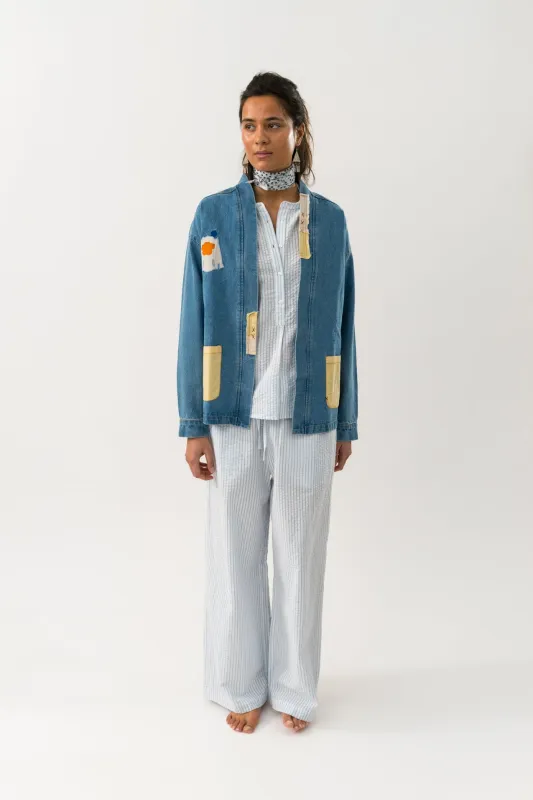 MilaLL Jacket - Washed Denim sold by Lollys Laundry