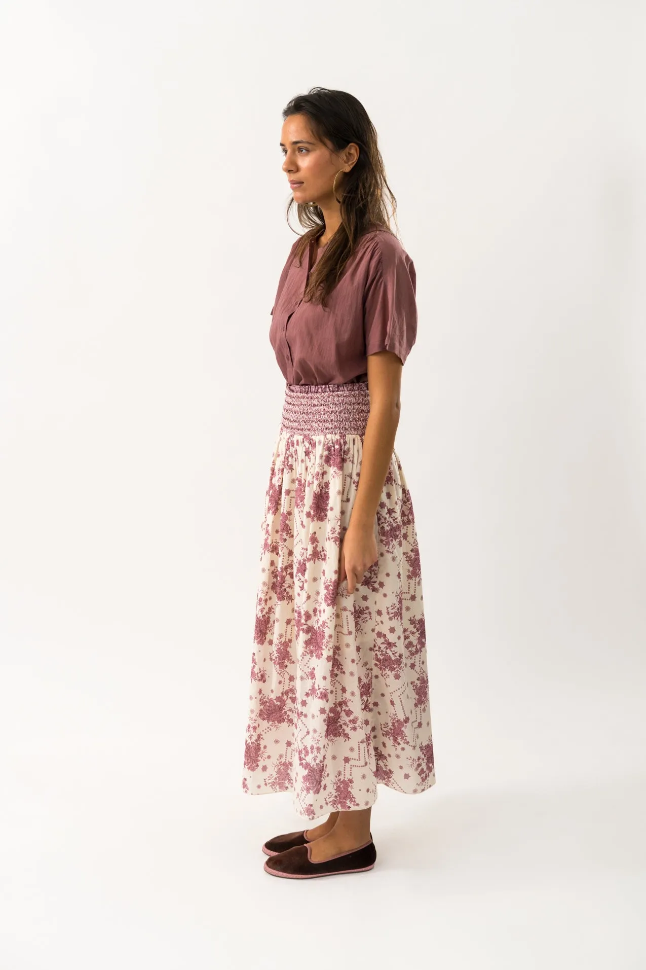 MyraLL Maxi Skirt - Flower Print sold by Lollys Laundry product image thumbnail 4