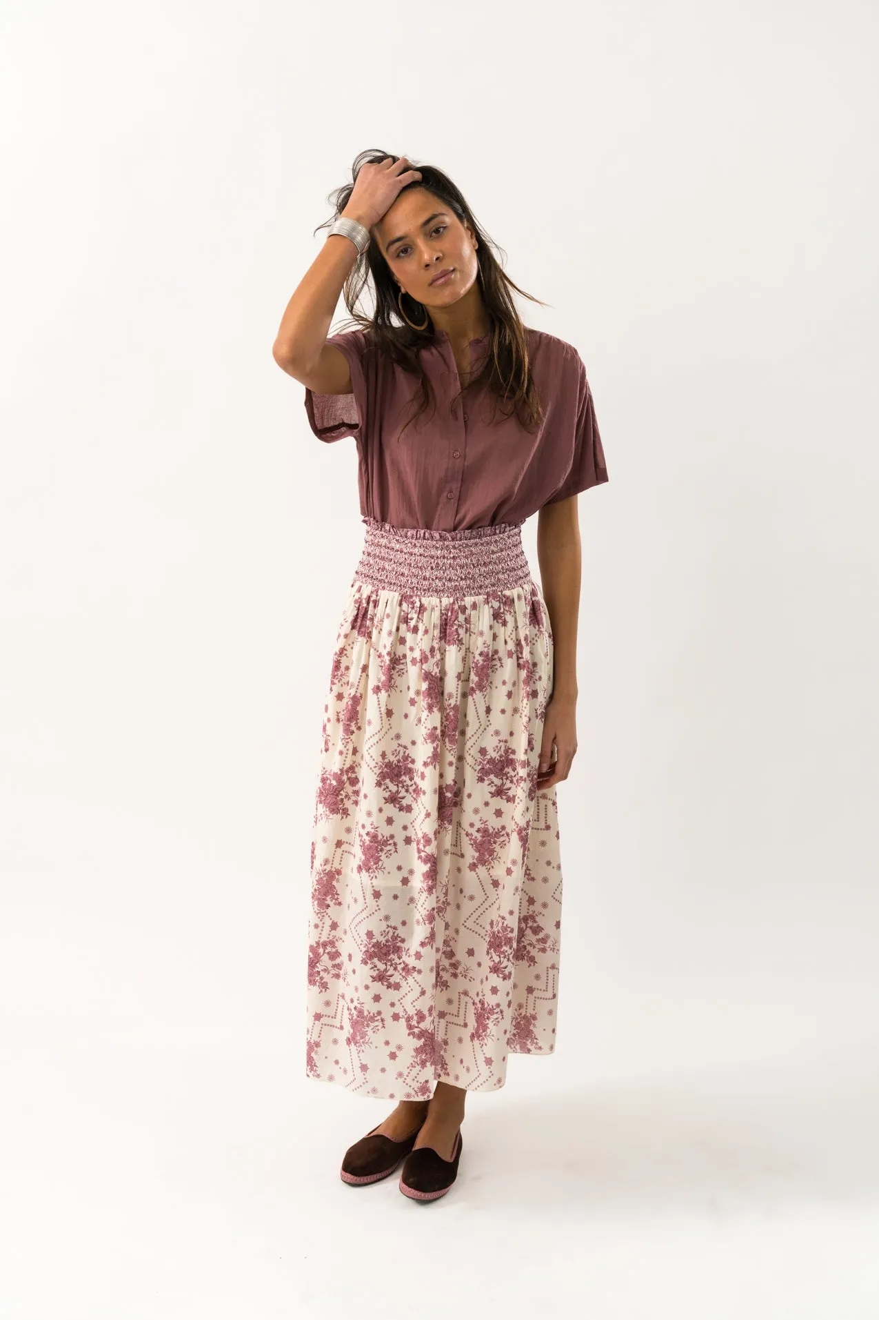 MyraLL Maxi Skirt - Flower Print sold by Lollys Laundry product image thumbnail 3