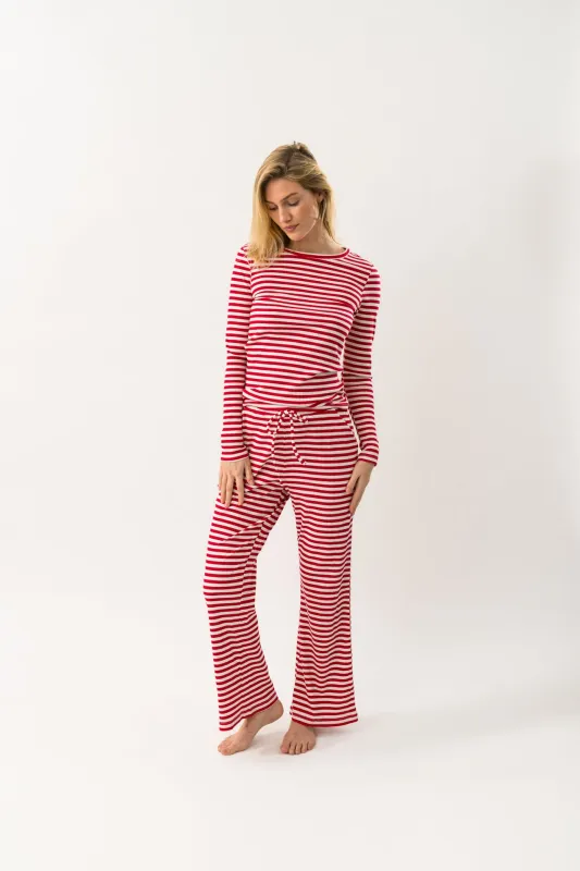 MayellaLL Top LS - Red sold by Lollys Laundry