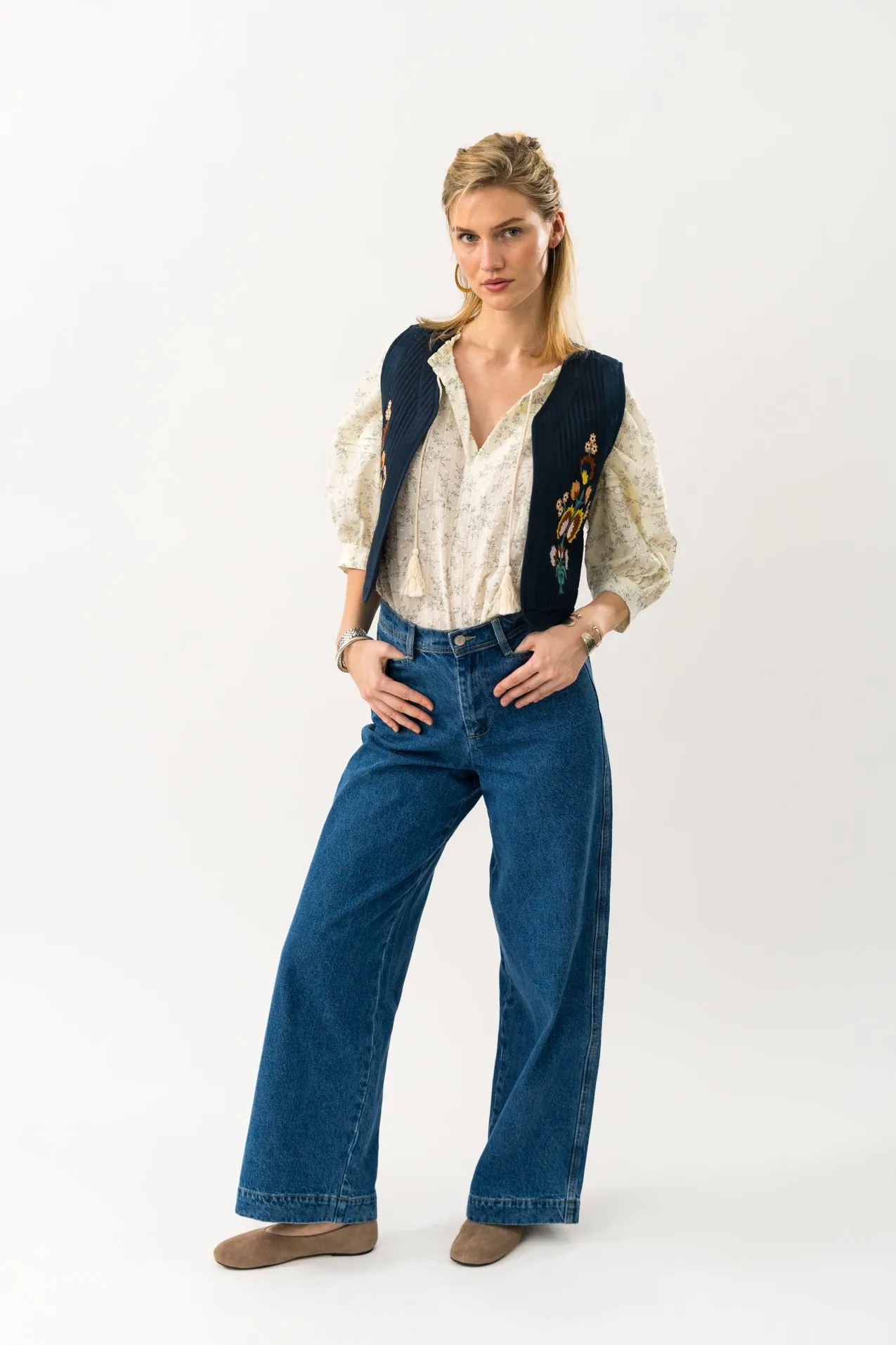 MistLL Vest - Dark Blue sold by Lollys Laundry product image thumbnail 4