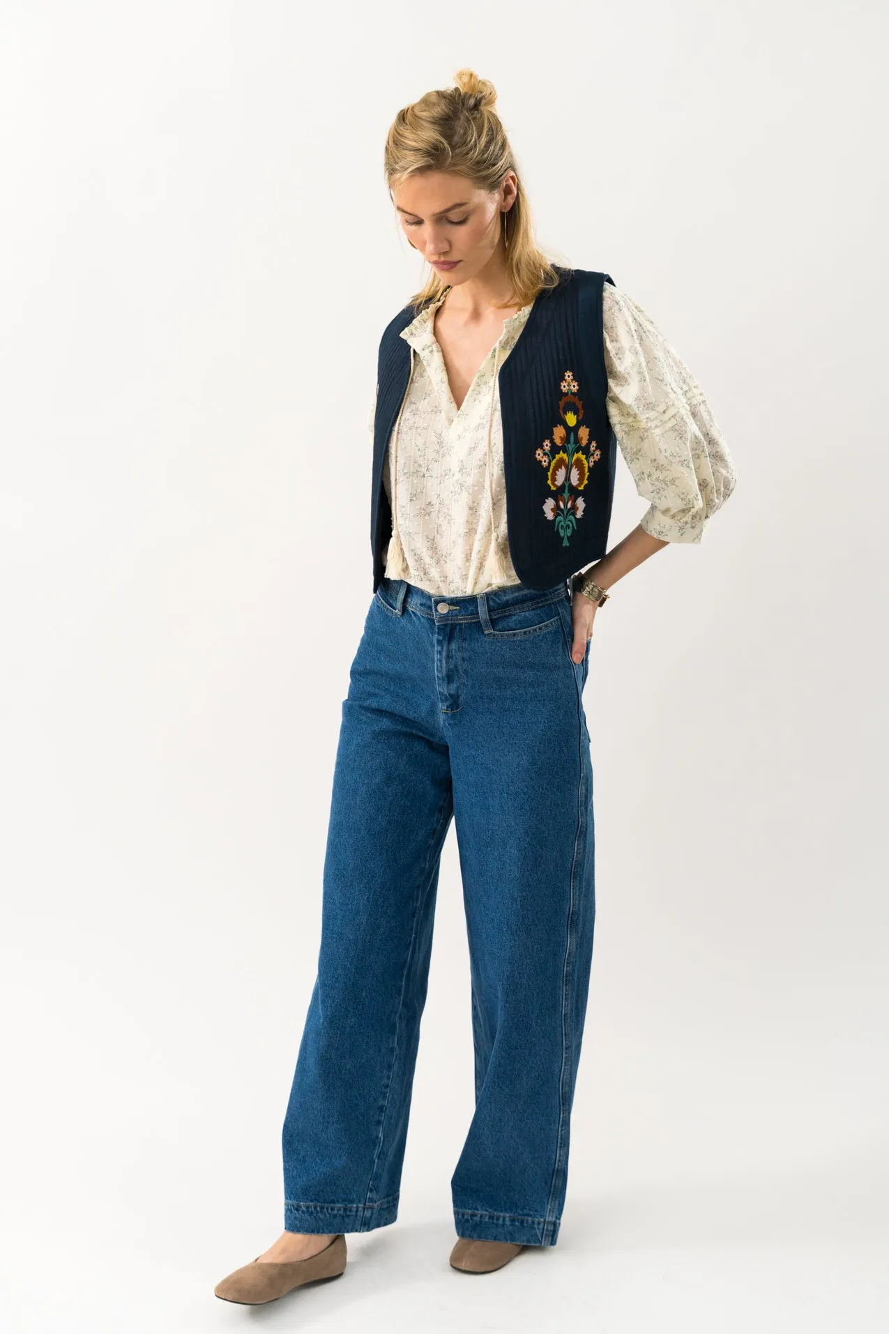 MistLL Vest - Dark Blue sold by Lollys Laundry