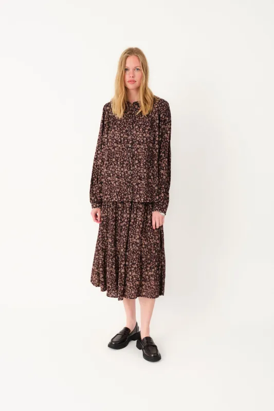 NickyLL Shirt - Dark Mokka made by Lollys Laundry