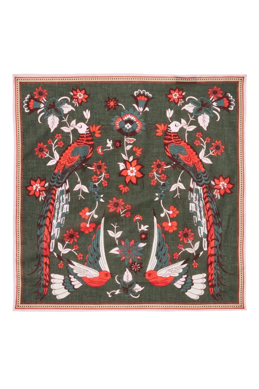 GardenbirdsLL Scarf - Black sold by Lollys Laundry