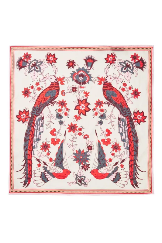 GardenbirdsLL Scarf - Creme sold by Lollys Laundry