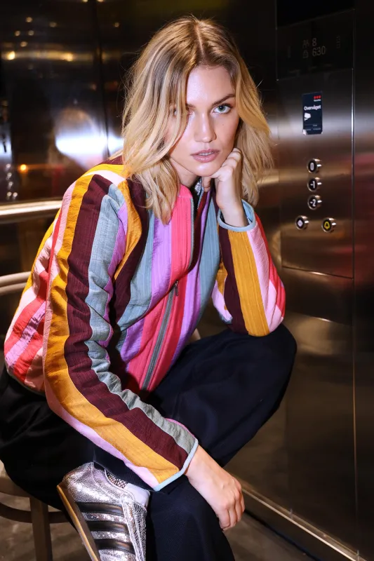 EmiliaLL Quilted Jacket - Multi sold by Lollys Laundry