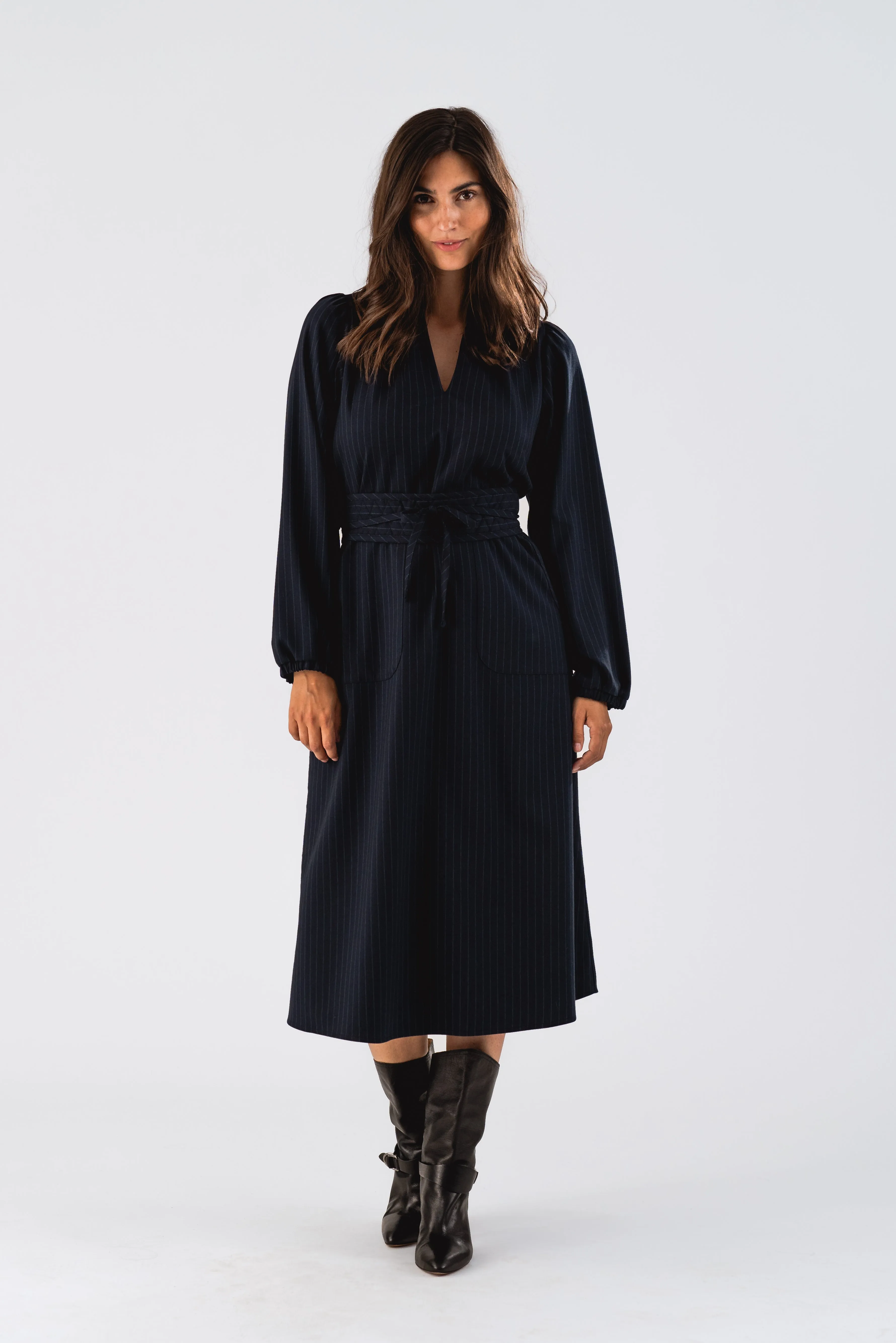 ParisLL Midi Dress - Dark Navy sold by Lollys Laundry