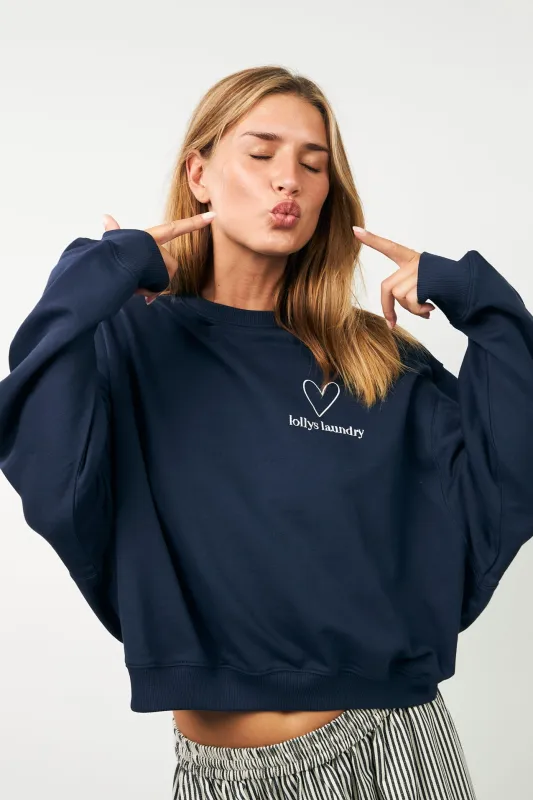 SydneyLL Sweatshirt - 23 Dark Blue made by Lollys Laundry