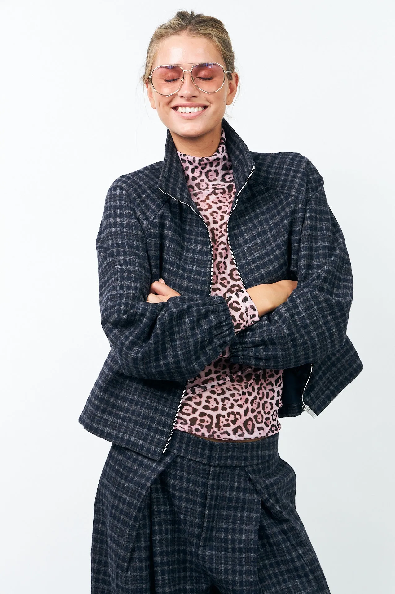 MaeLL Jacket - Dark Blue sold by Lollys Laundry product image thumbnail 3