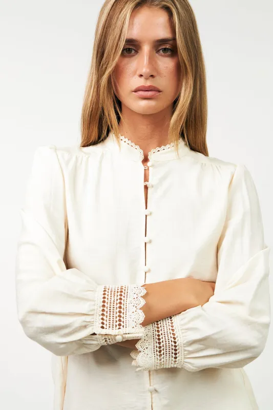 LuceLL Shirt - Creme sold by Lollys Laundry