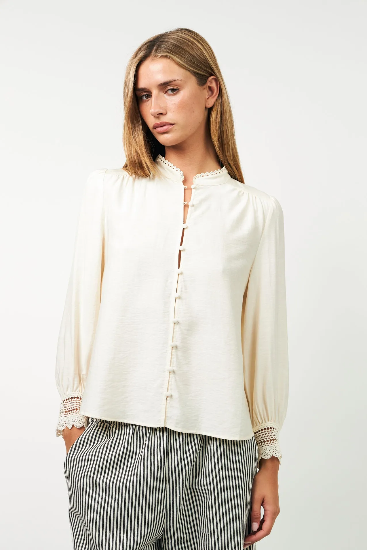 LuceLL Shirt - Creme sold by Lollys Laundry product image thumbnail 3