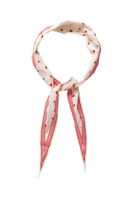 DiaHeartsLL Scarf - Red made by Lollys Laundry