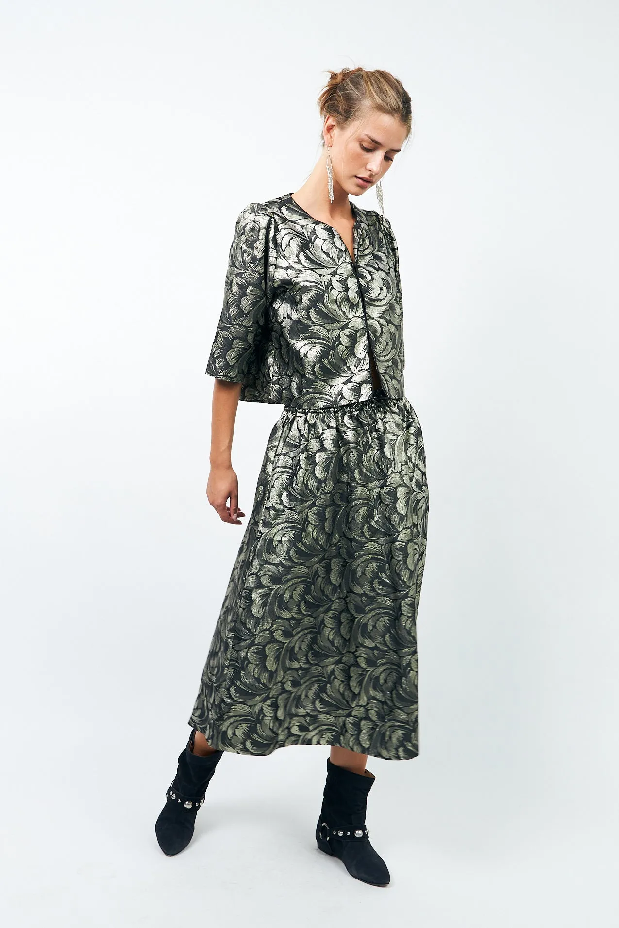 TrineLL Short Jacket - Silver sold by Lollys Laundry product image thumbnail 4