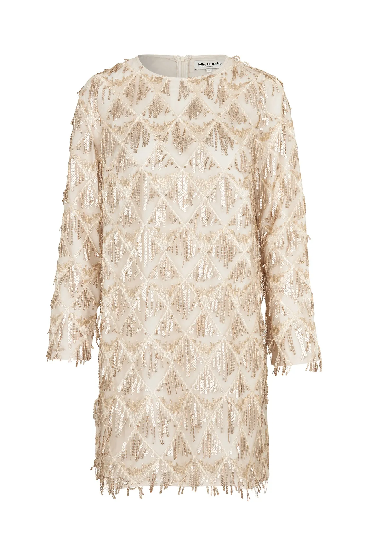 SolgaLL Short Dress - Champagne sold by Lollys Laundry product image thumbnail 2