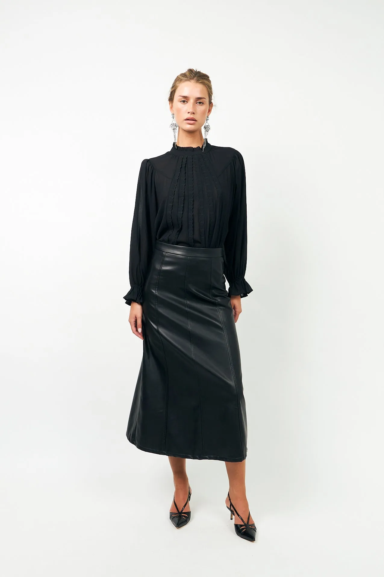 LaziseLL Maxi Skirt - Black sold by Lollys Laundry product image thumbnail 4