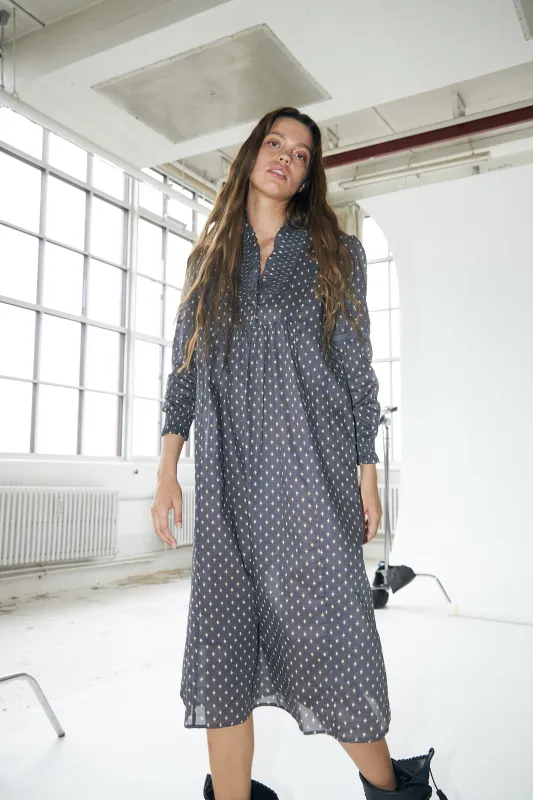 SagiLL Maxi Dress - Dark Blue sold by Lollys Laundry