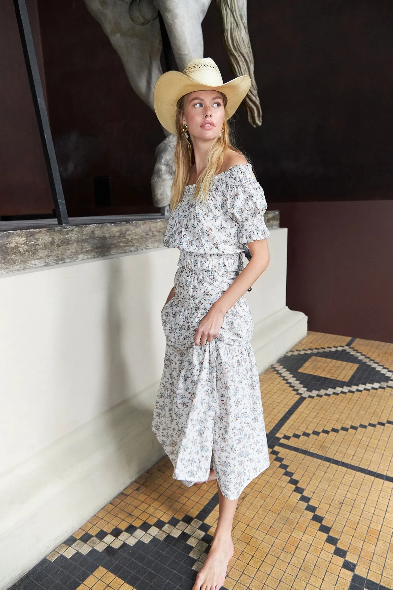 Sunset Skirt - Flower Print sold by Lollys Laundry product image thumbnail 4