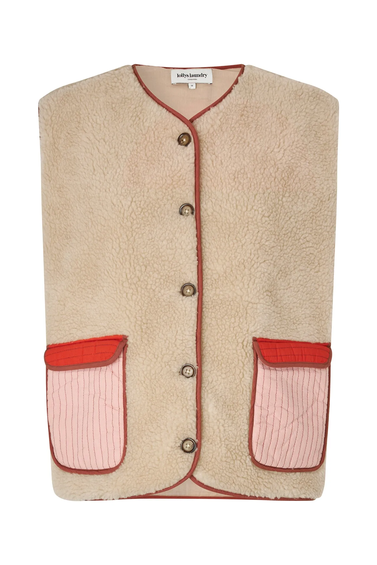 JaceLL Teddy Vest - Sand sold by Lollys Laundry product image thumbnail 2
