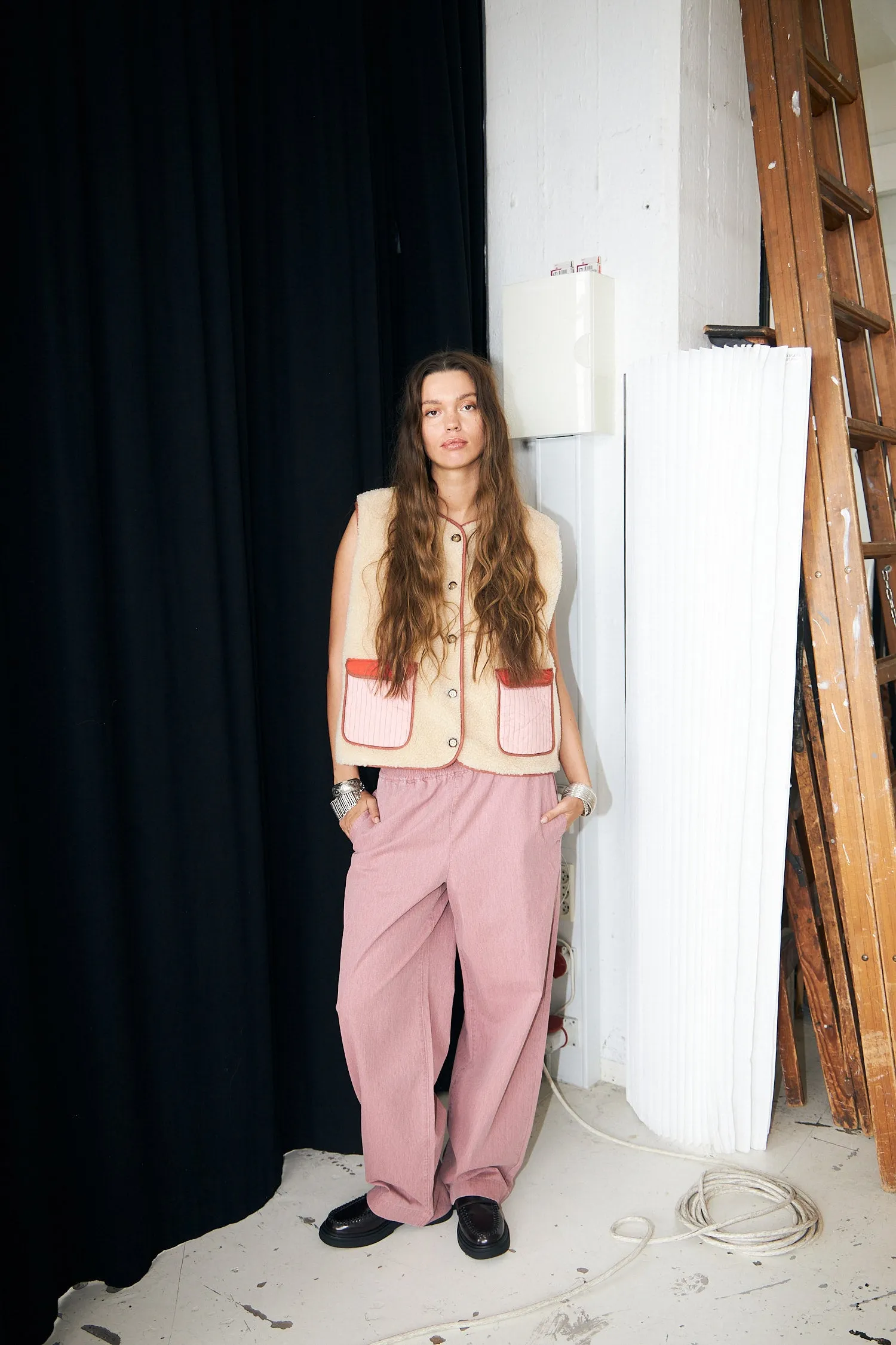 JaceLL Teddy Vest - Sand sold by Lollys Laundry product image thumbnail 3