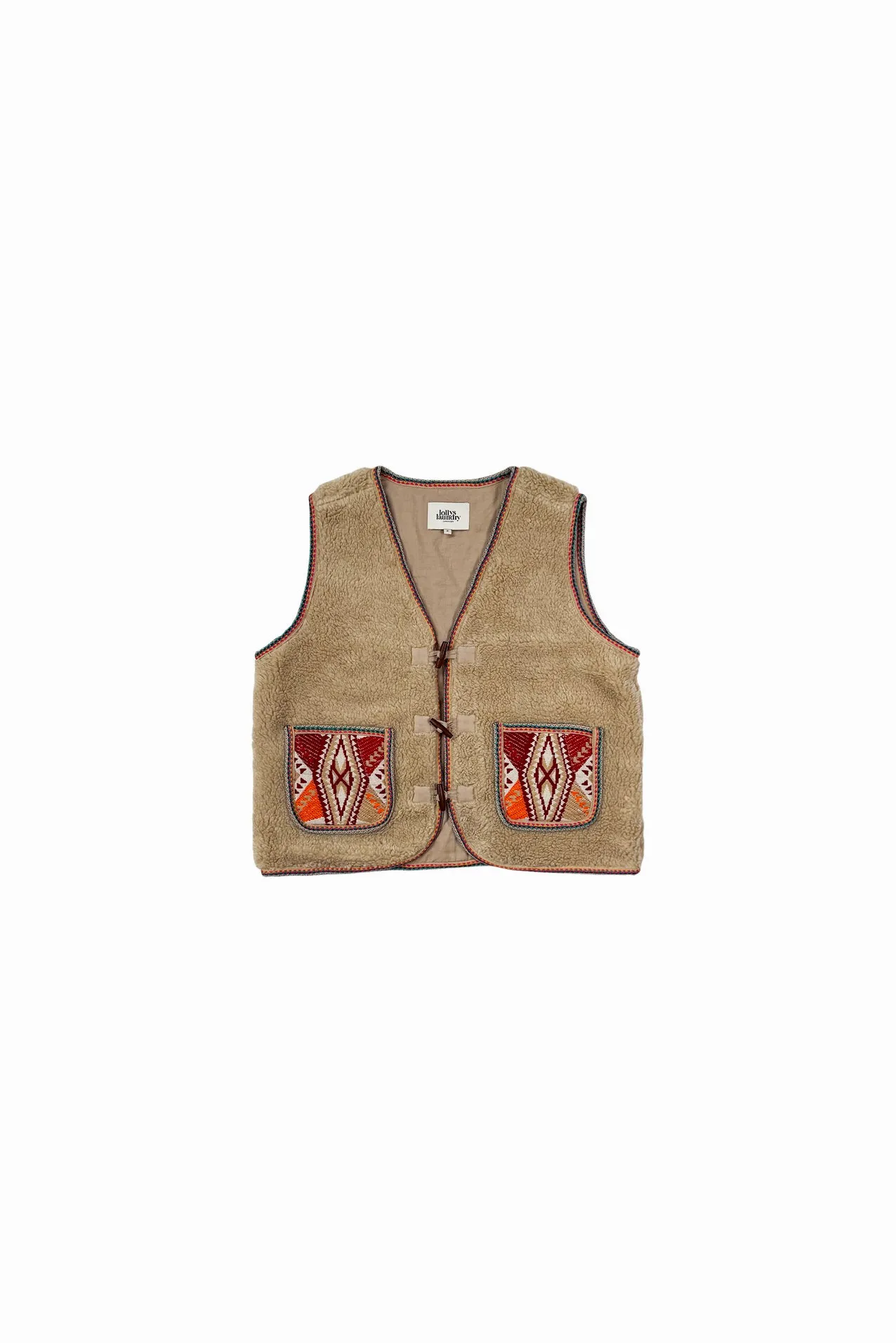 HugoLL Teddy Vest - Red sold by Lollys Laundry