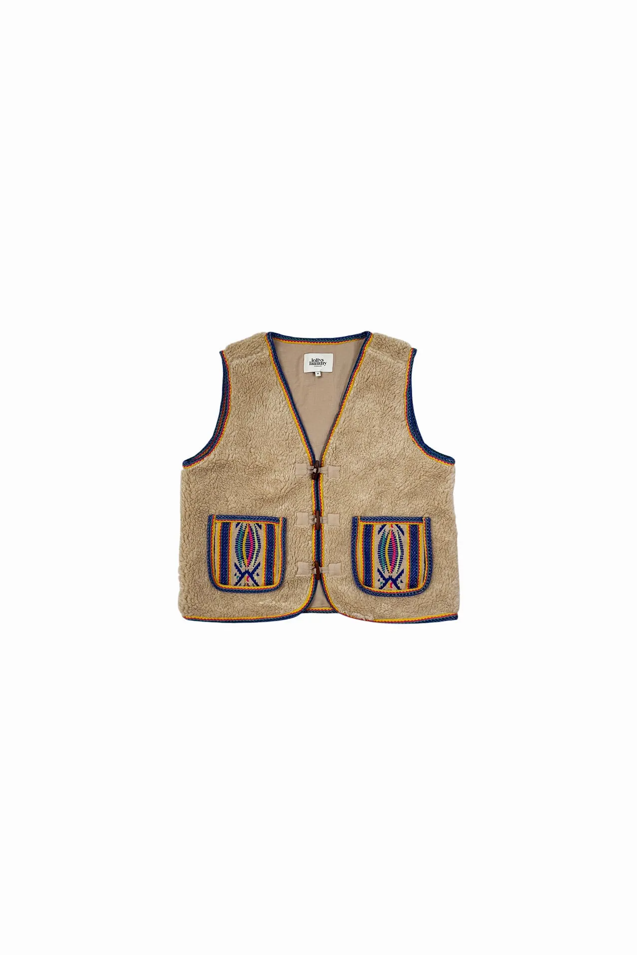 HugoLL Teddy Vest - Blue sold by Lollys Laundry product image thumbnail 2