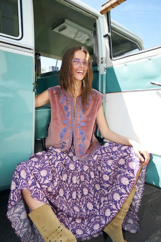 BinLL Vest - Dusty Rose sold by Lollys Laundry