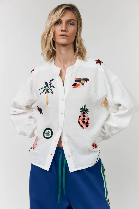 ScottieLL Shirt - Creme made by Lollys Laundry