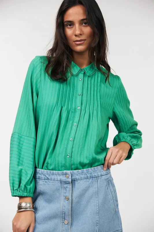 MarenLL Shirt - Green made by Lollys Laundry