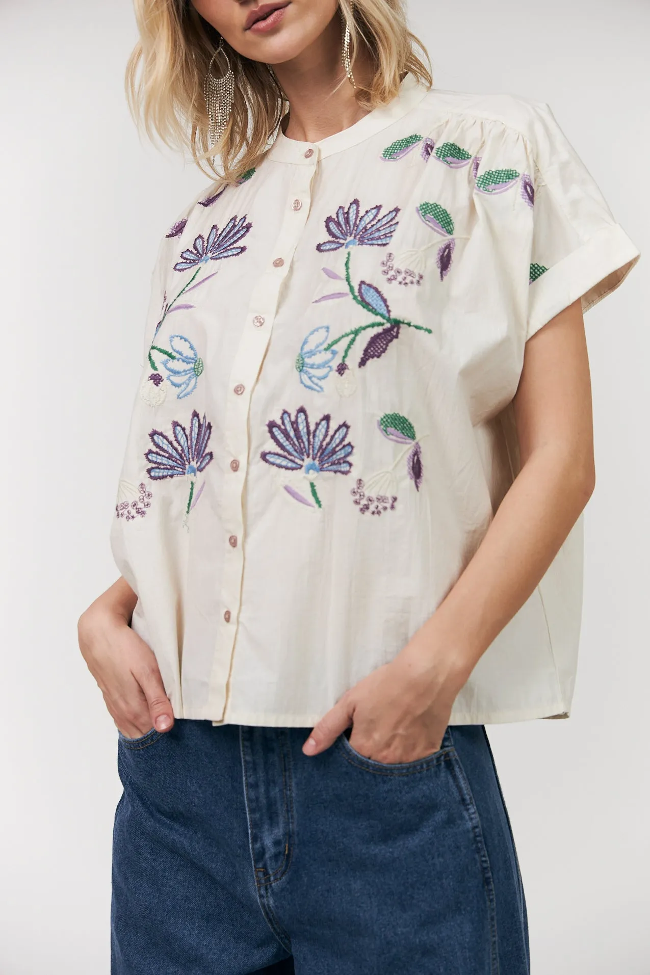 MyaLL Shirt - 02 Creme sold by Lollys Laundry