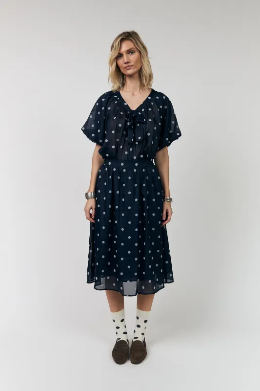 PineLL Blouse - Dark Blue made by Lollys Laundry